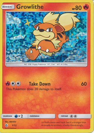 Growlithe (1/12) [Mcdonald's Promos: 2018 Collection] - Destination Retro
