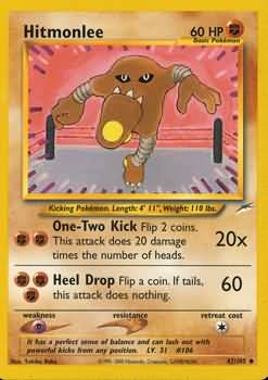 Hitmonlee (42/105) [Neo Destiny Unlimited] - Destination Retro