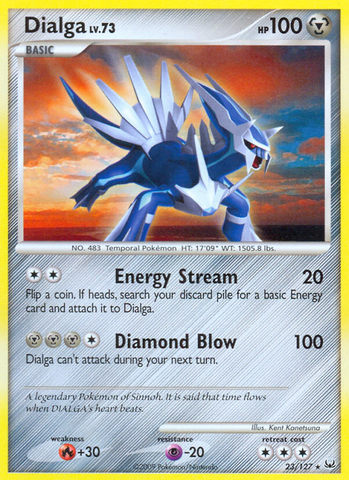 Dialga (23/127) [Platinum: Base Set] - Destination Retro