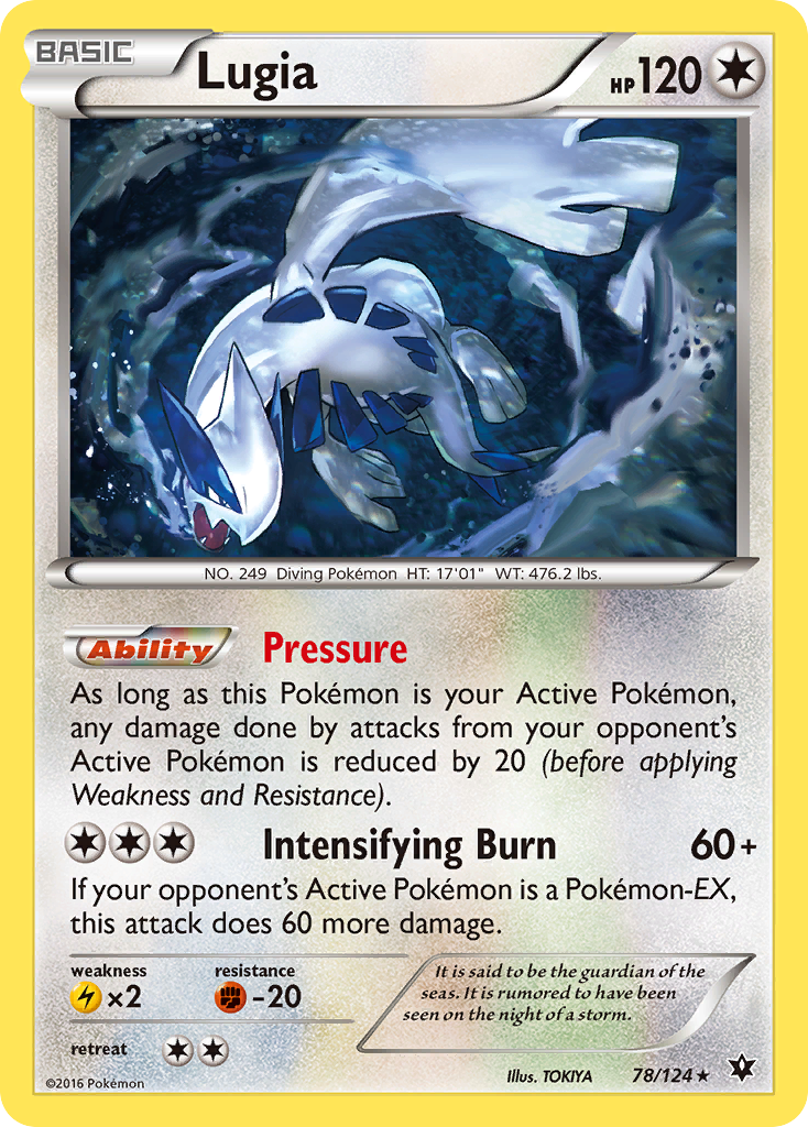Lugia (78/124) [XY: Fates Collide] - Destination Retro