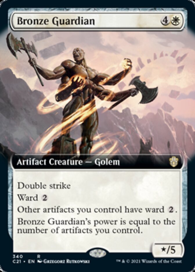 Bronze Guardian (Extended) [Commander 2021] - Destination Retro