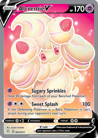 Alcremie V (64/72) [Sword & Shield: Shining Fates] - Destination Retro