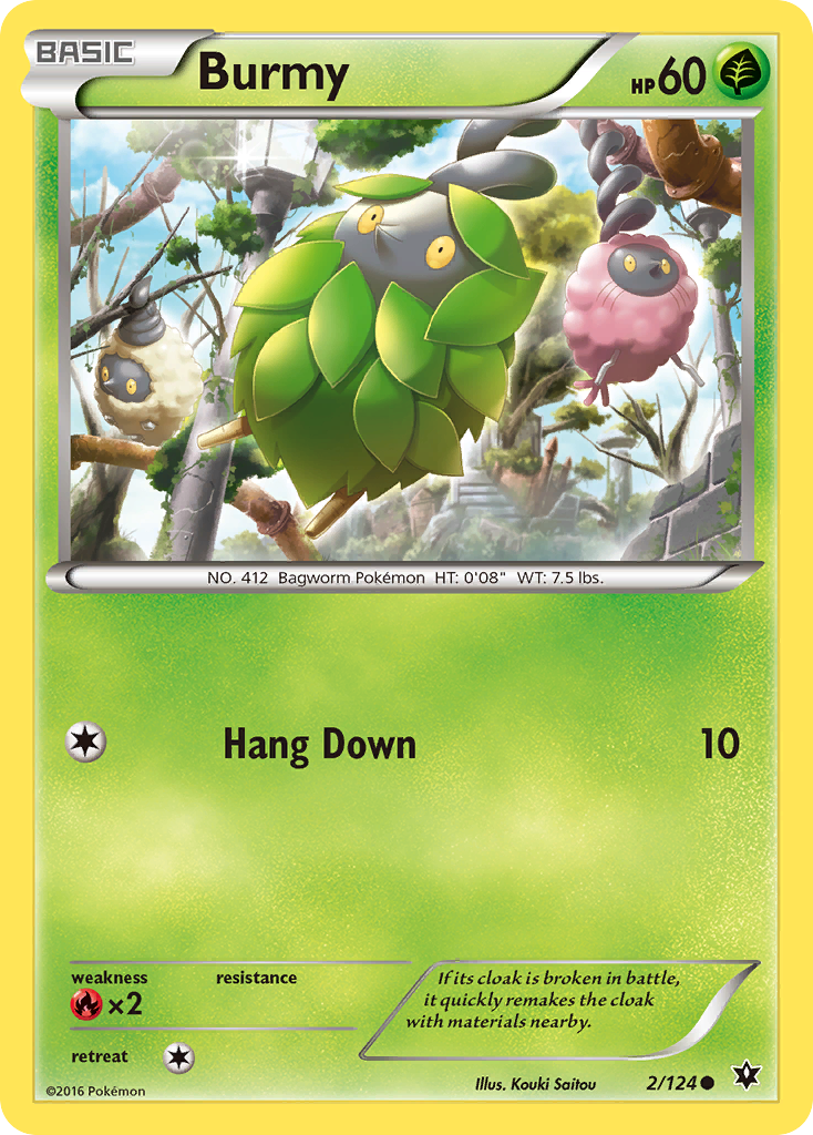 Burmy (2/124) [XY: Fates Collide] - Destination Retro
