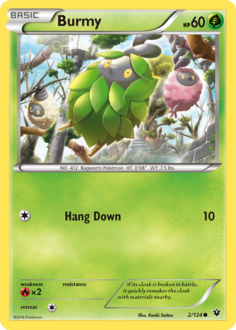 Burmy (2/124) [XY: Fates Collide] - Destination Retro