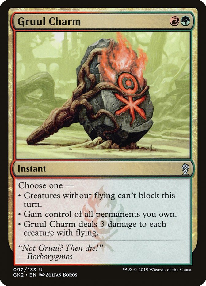 Gruul Charm [Ravnica Allegiance Guild Kit] - Destination Retro