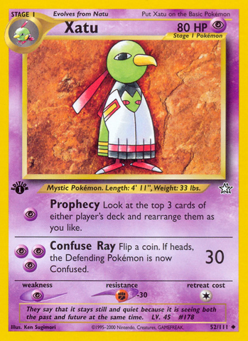Xatu (52/111) [Neo Genesis 1st Edition] - Destination Retro
