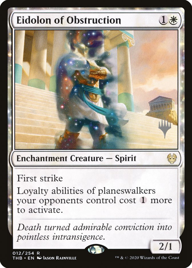 Eidolon of Obstruction (Promo Pack) [Theros Beyond Death Promos] - Destination Retro