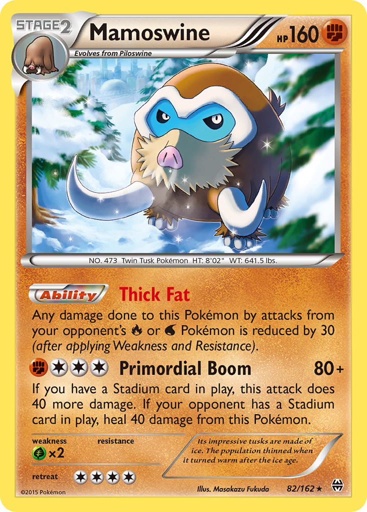Mamoswine (82/162) [XY: BREAKthrough] - Destination Retro