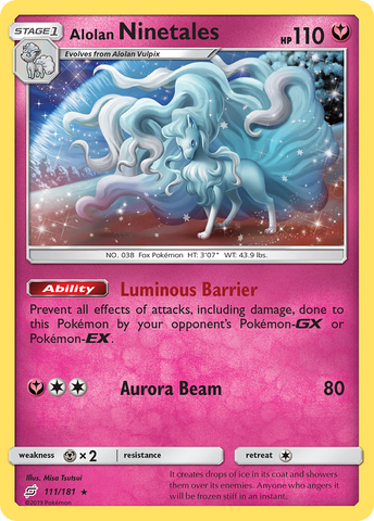 Alolan Ninetales (111/181) [Sun & Moon: Team Up] - Destination Retro
