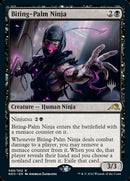 Biting-Palm Ninja (Promo Pack) [Kamigawa: Neon Dynasty Promos] - Destination Retro