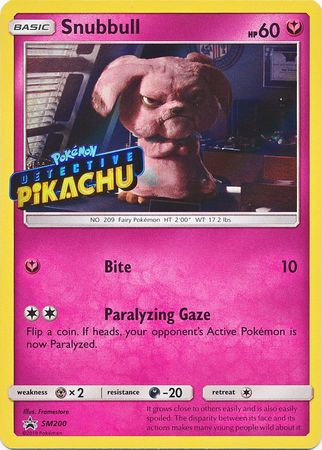 Snubbull Detective (Pikachu Stamped) (SM200) [Sun & Moon: Black Star Promos] - Destination Retro