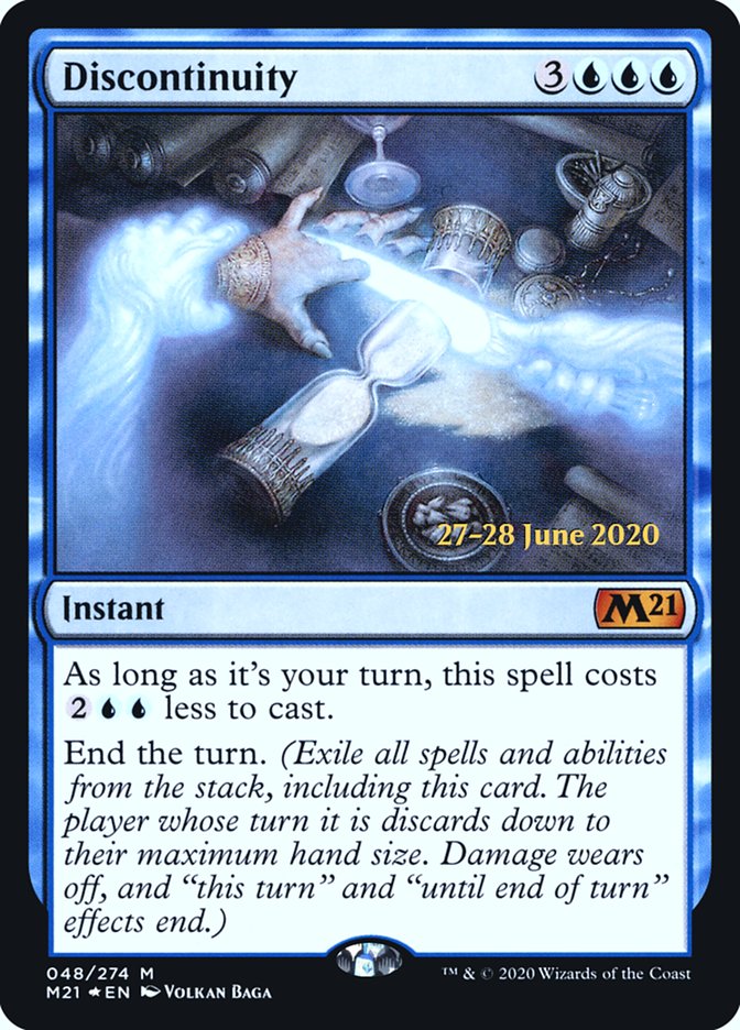Discontinuity  [Core Set 2021 Prerelease Promos] - Destination Retro