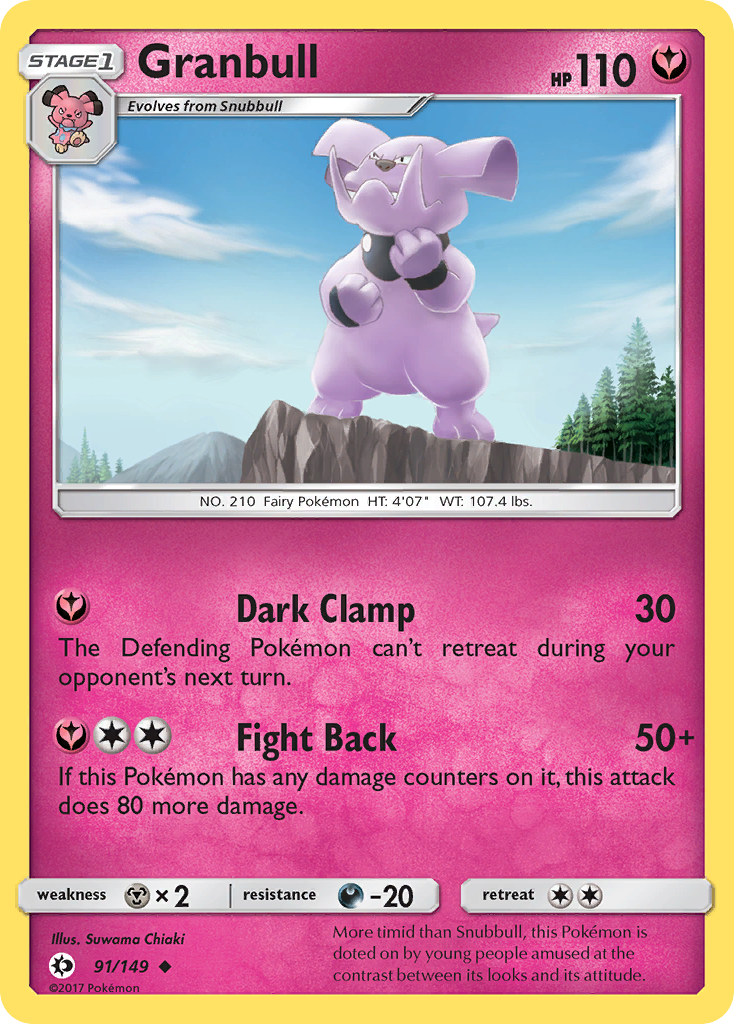 Granbull (91/149) [Sun & Moon: Base Set] - Destination Retro