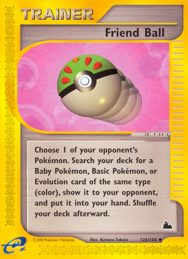 Friend Ball (126/144) [Skyridge] - Destination Retro
