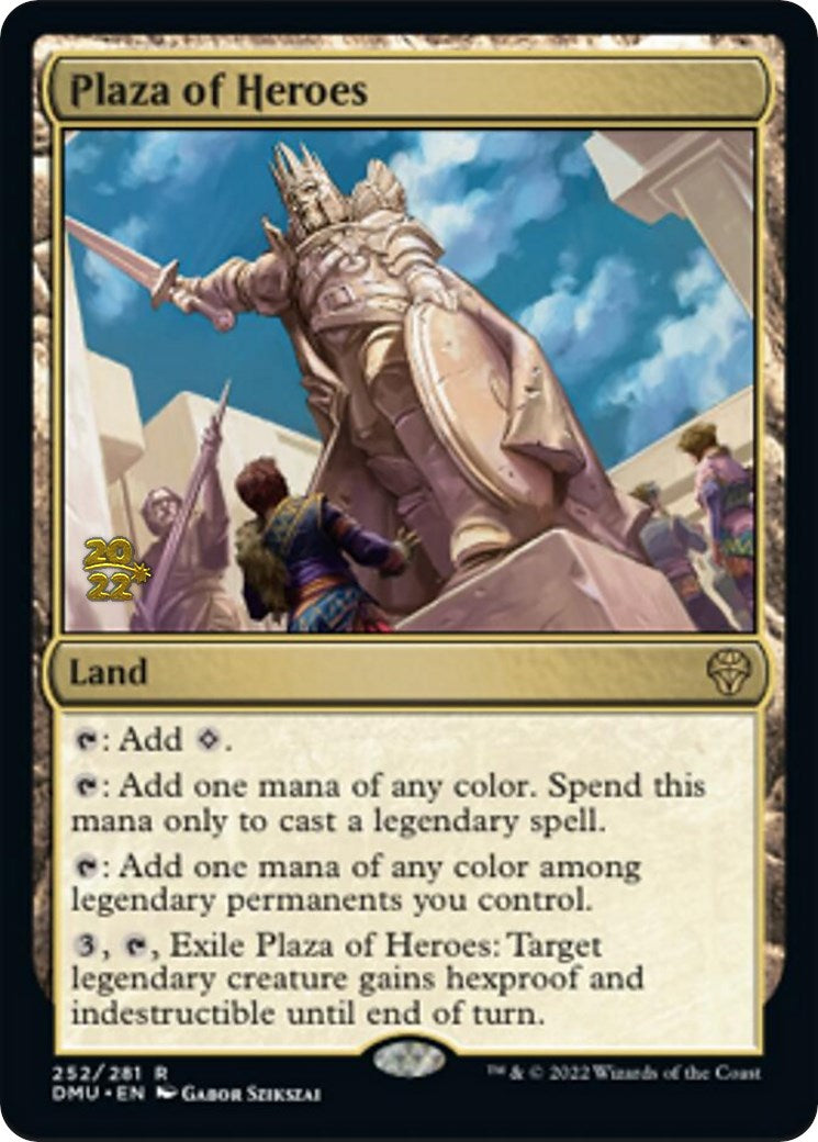Plaza of Heroes [Dominaria United Prerelease Promos] - Destination Retro