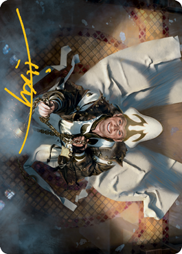 Jerren, Corrupted Bishop Art Card (Gold-Stamped Signature) [Innistrad: Midnight Hunt Art Series] - Destination Retro