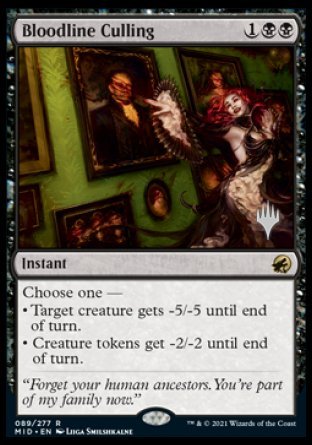 Bloodline Culling (Promo Pack) [Innistrad: Midnight Hunt Promos] - Destination Retro