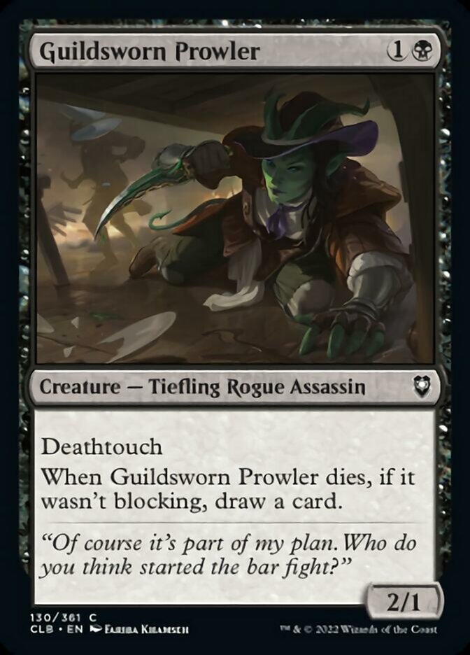 Guildsworn Prowler [Commander Legends: Battle for Baldur's Gate] - Destination Retro