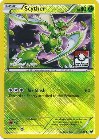 Scyther (4/108) (League Promo 2nd Place) [Black & White: Dark Explorers] - Destination Retro