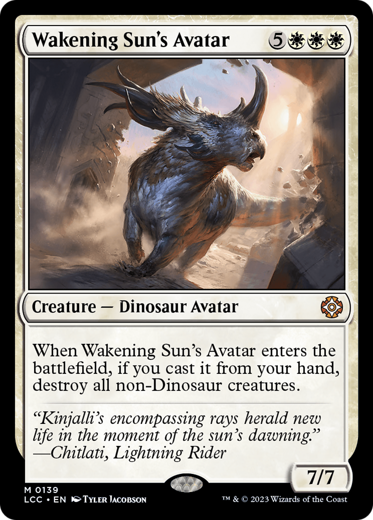 Wakening Sun's Avatar [The Lost Caverns of Ixalan Commander] - Destination Retro