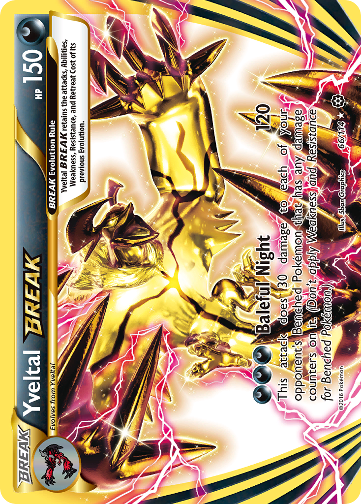 Yveltal BREAK (66/114) [XY: Steam Siege] - Destination Retro