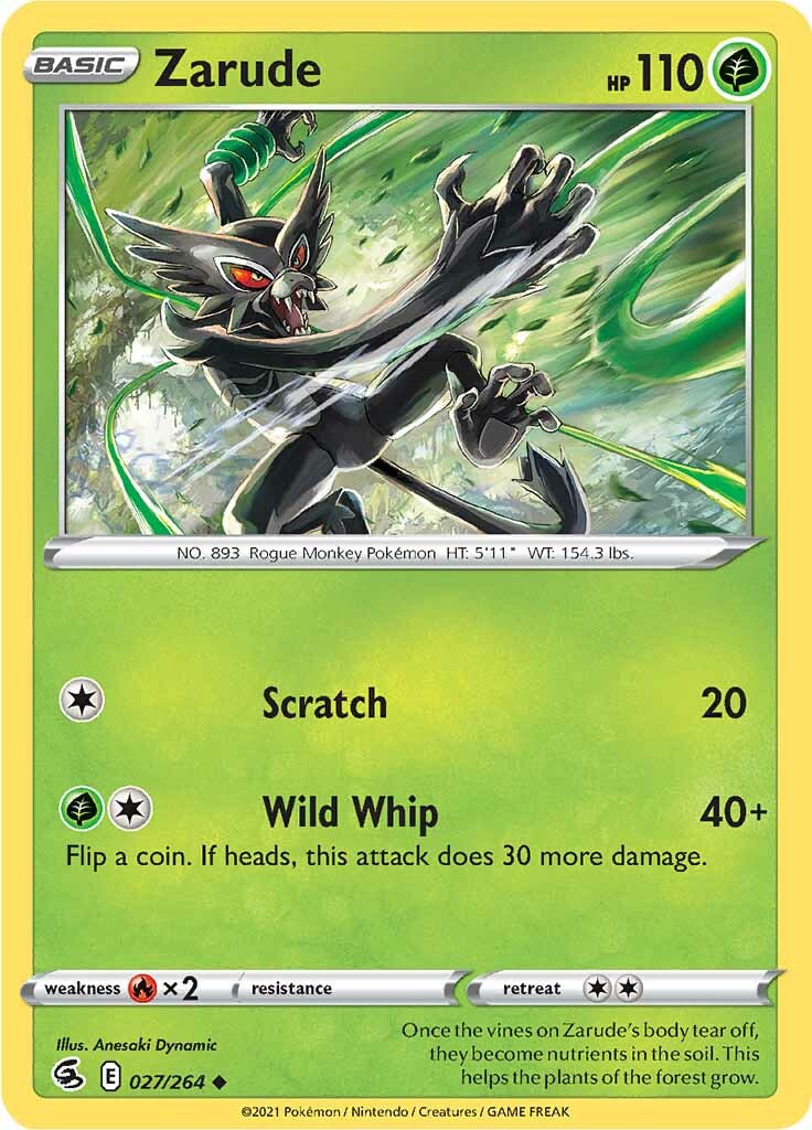 Zarude (027/264) [Sword & Shield: Fusion Strike] - Destination Retro