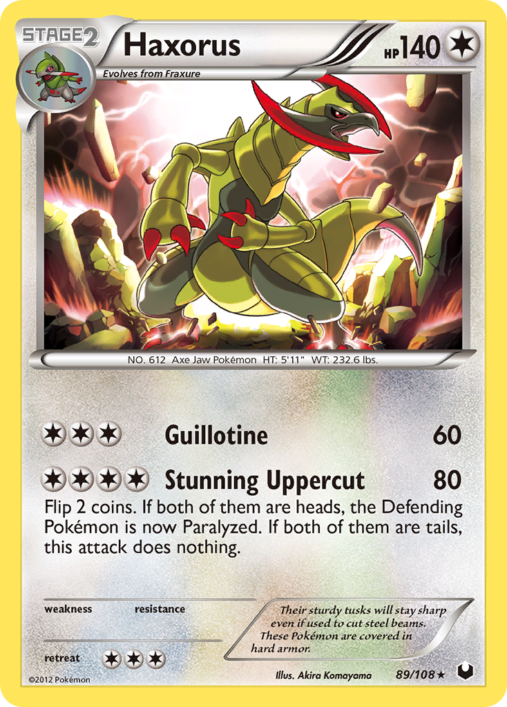 Haxorus (89/108) [Black & White: Dark Explorers] - Destination Retro