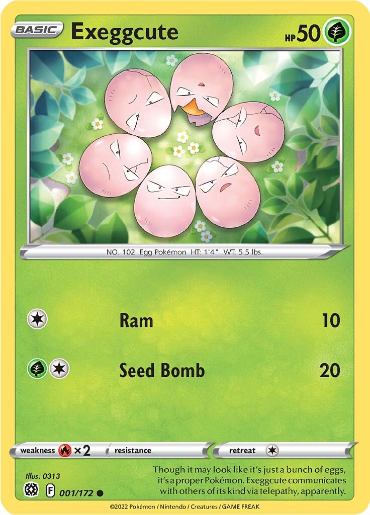 Exeggcute (001/172) [Sword & Shield: Brilliant Stars] - Destination Retro