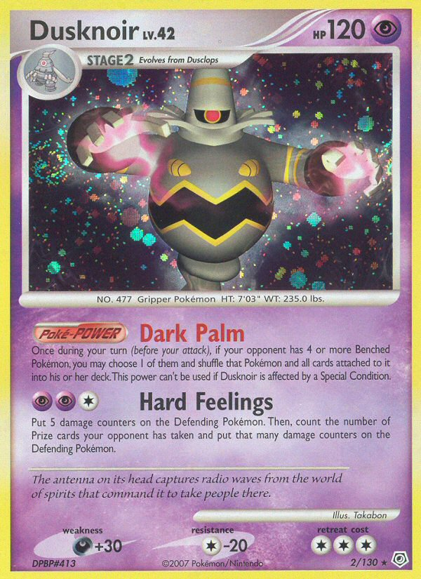 Dusknoir (2/130) [Diamond & Pearl: Base Set] - Destination Retro