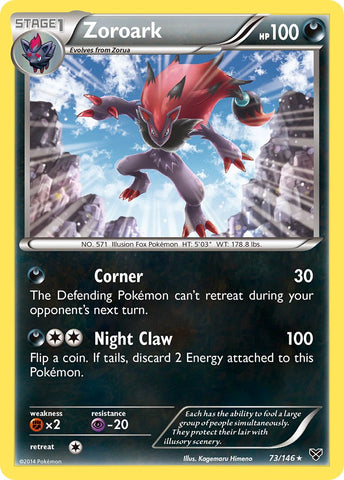 Zoroark (73/146) (Cosmos Holo) (Blister Exclusive) [XY: Base Set] - Destination Retro