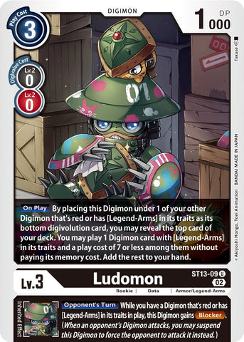 Ludomon [ST13-09] [Starter Deck: Ragnaloardmon] - Destination Retro