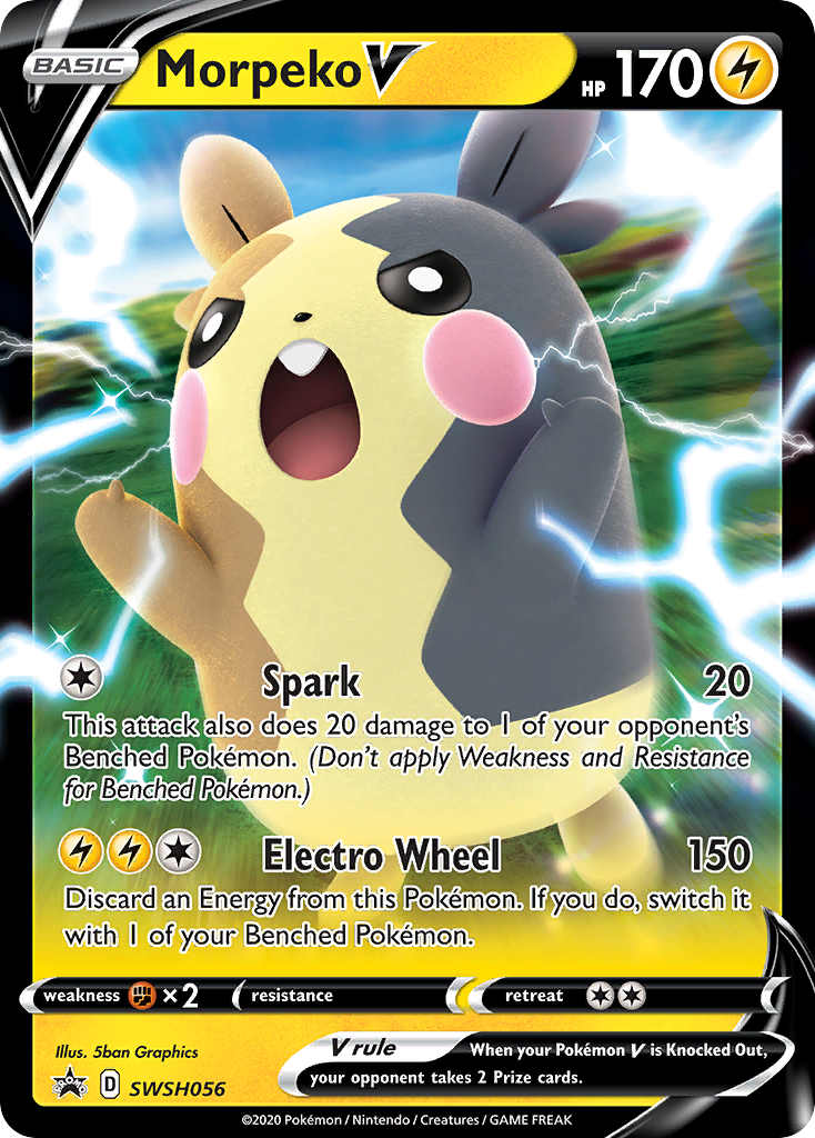 Morpeko V (SWSH056) [Sword & Shield: Black Star Promos] - Destination Retro