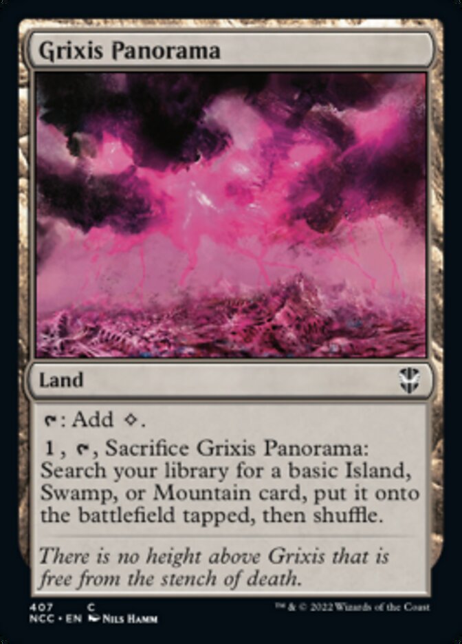 Grixis Panorama [Streets of New Capenna Commander] - Destination Retro
