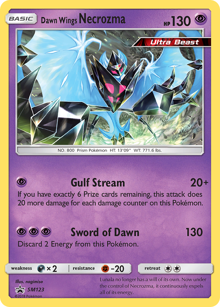 Dawn Wings Necrozma (SM123) [Sun & Moon: Black Star Promos] - Destination Retro