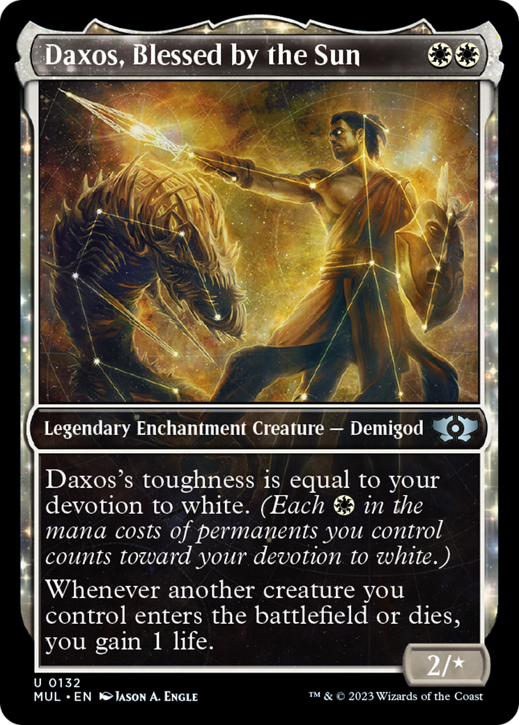 Daxos, Blessed by the Sun (Halo Foil) [Multiverse Legends] - Destination Retro