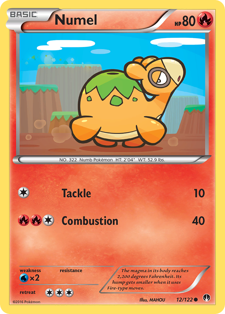 Numel (12/122) [XY: BREAKpoint] - Destination Retro