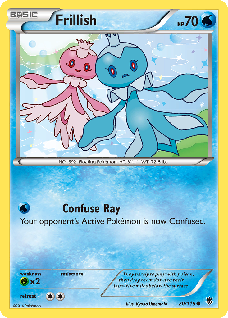 Frillish (20/119) [XY: Phantom Forces] - Destination Retro