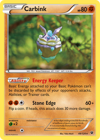 Carbink (49/124) [XY: Fates Collide] - Destination Retro