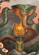Guardian Naga Art Card (Gold-Stamped Signature) [Commander Legends: Battle for Baldur's Gate Art Series] - Destination Retro