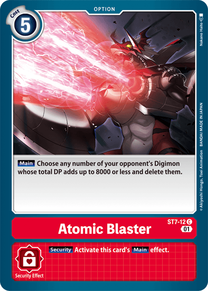 Atomic Blaster [ST7-12] [Starter Deck: Gallantmon] - Destination Retro