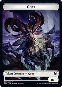 Goat // Satyr Double-sided Token [Theros Beyond Death Tokens] - Destination Retro