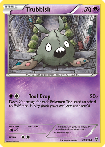 Trubbish (65/135) [Black & White: Plasma Storm] - Destination Retro