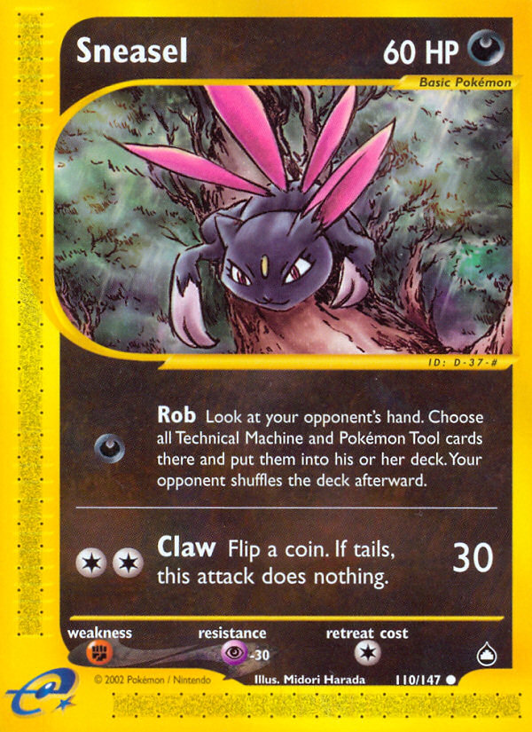Sneasel (110/147) [Aquapolis] - Destination Retro