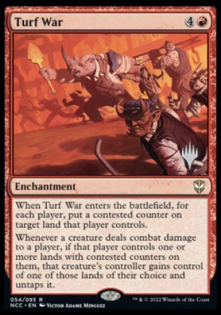 Turf War (Promo Pack) [Streets of New Capenna Commander Promos] - Destination Retro