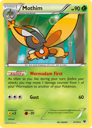 Mothim (4/124) [XY: Fates Collide] - Destination Retro