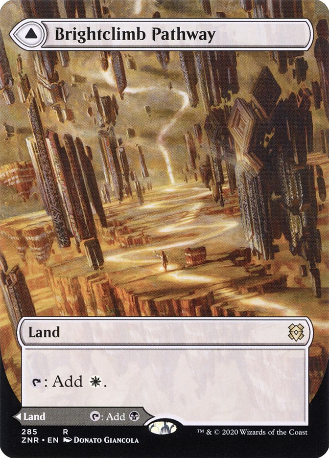 Brightclimb Pathway // Grimclimb Pathway (Borderless) [Zendikar Rising] - Destination Retro