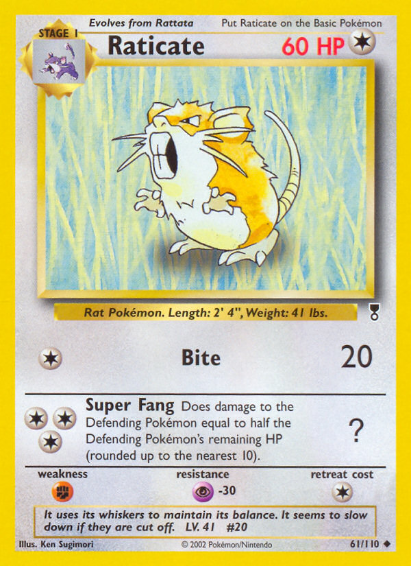 Raticate (61/110) [Legendary Collection] - Destination Retro