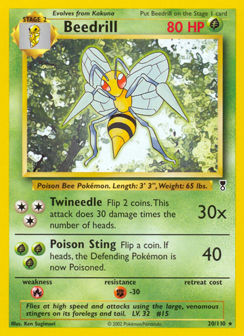 Beedrill (20/110) [Legendary Collection] - Destination Retro
