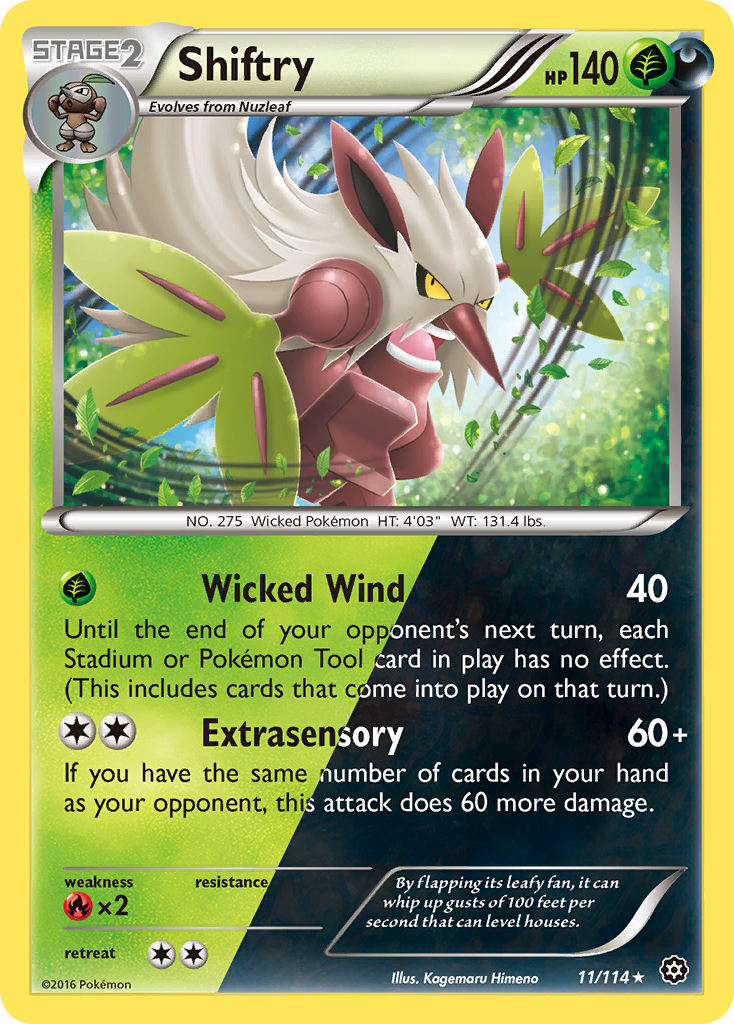 Shiftry (11/114) [XY: Steam Siege] - Destination Retro