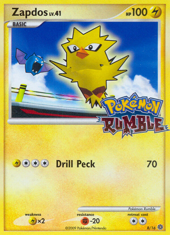Zapdos (8/16) [Pokémon Rumble] - Destination Retro